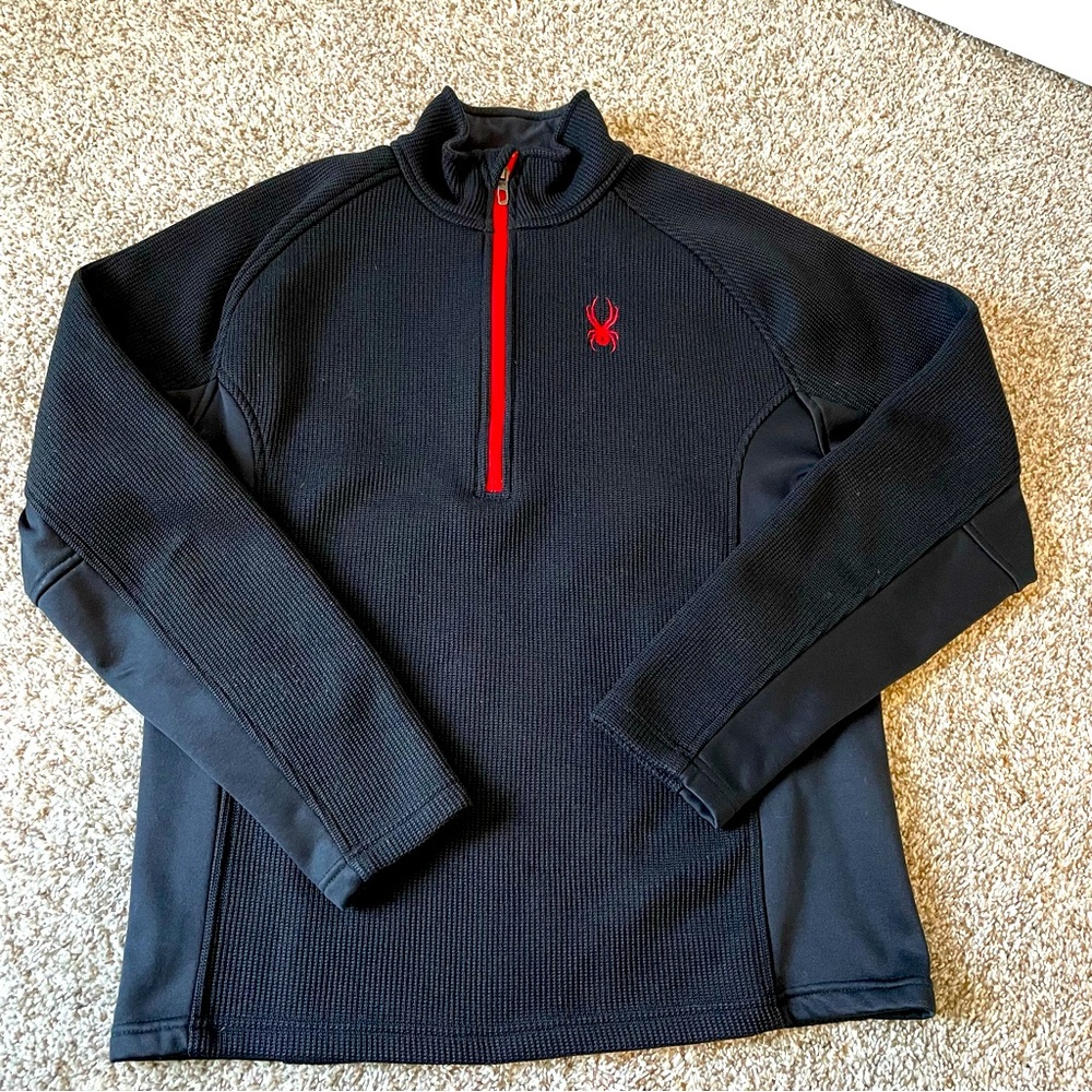 Spyder men’s quarter zip size medium